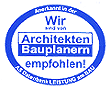 Wir sind von Architekten-Bauplanern empfohlen!